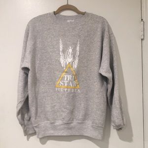Vintage heather grey tristar pictures sweatshirt